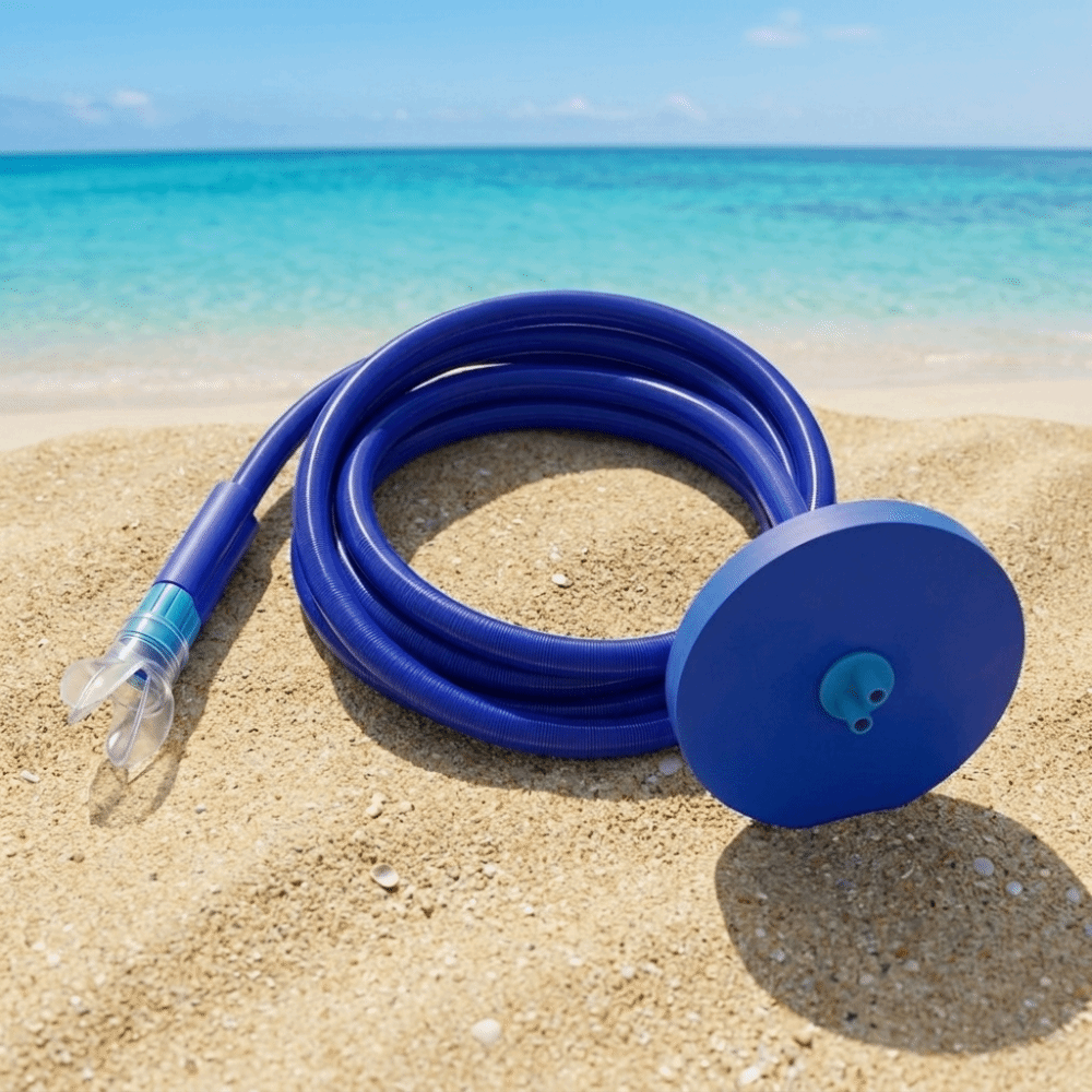 Snorkeling Gear - Respirador de Doble Tubo Completamente Seco,