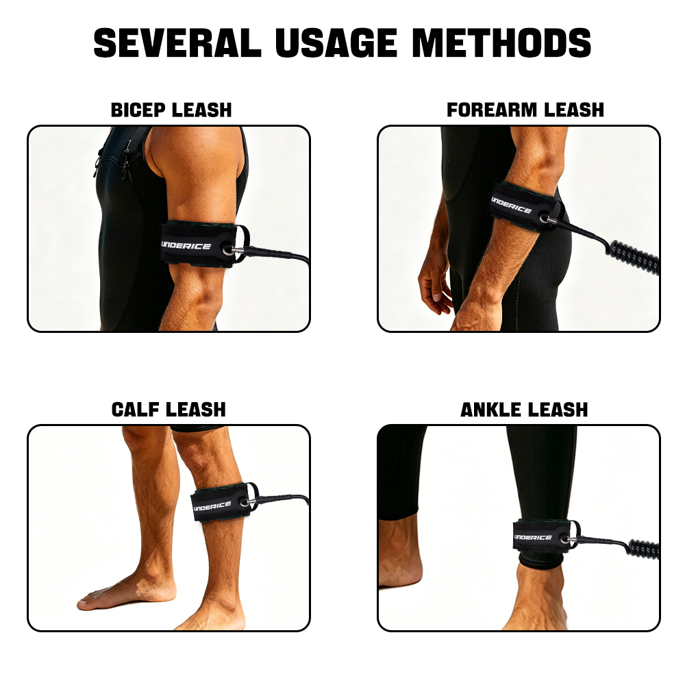 Correa de seguridad de TPU par - Surfboard Leash reseña y precio