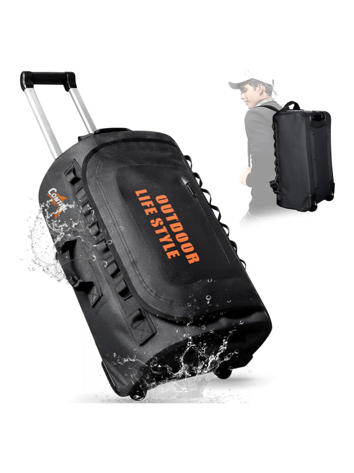 Bolsa de buceo con ruedas de 4 - Snorkeling Gear reseña y precio