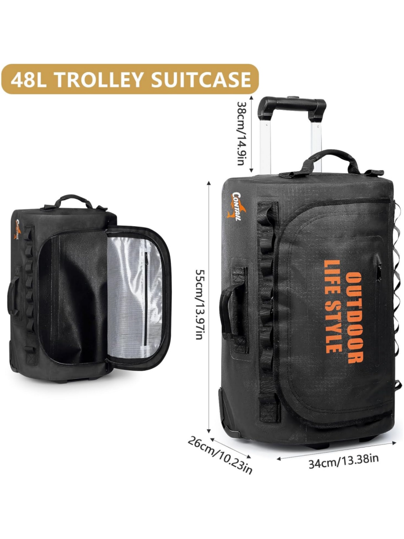 Bolsa de buceo con ruedas de 4 - Snorkeling Gear reseña y precio
