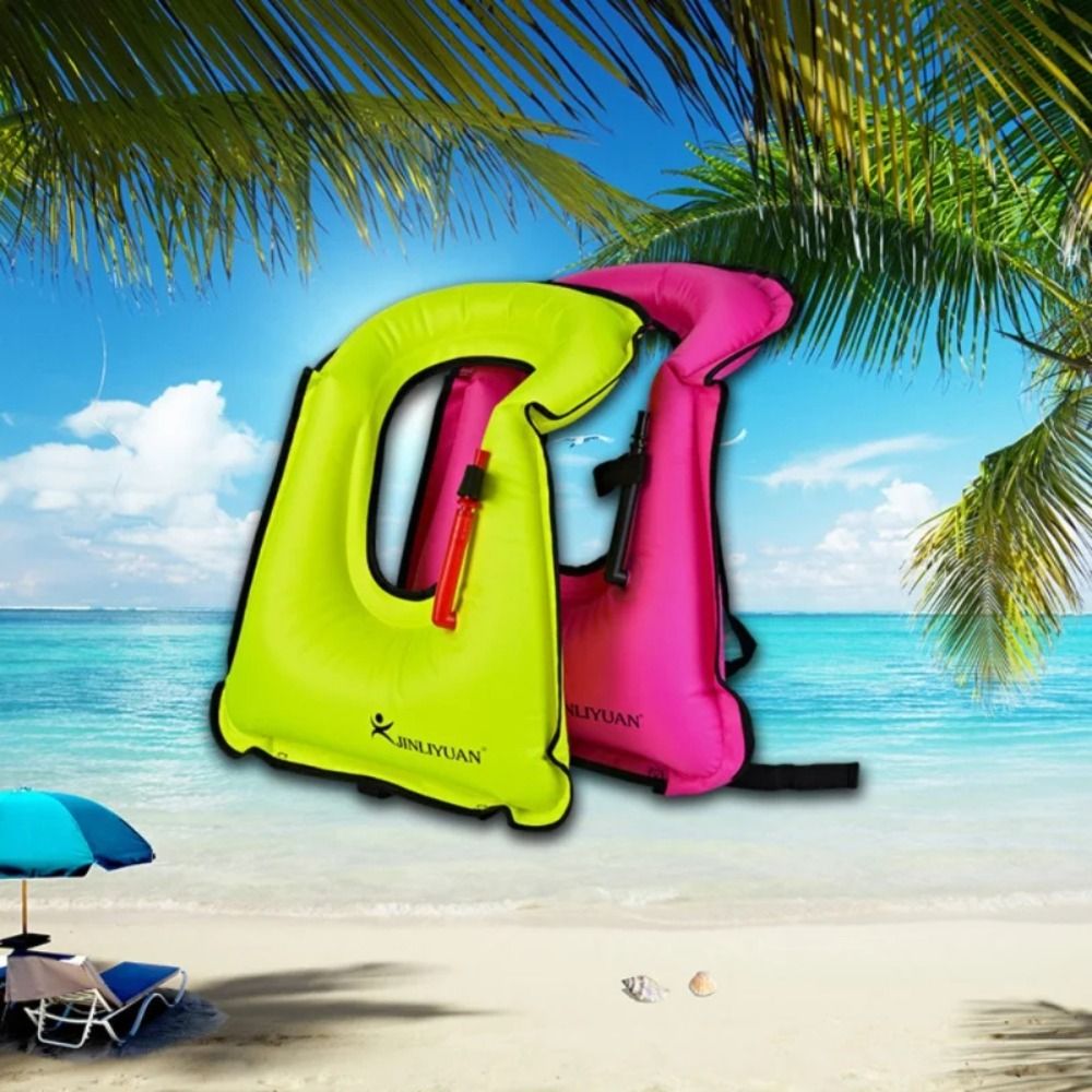 Chaleco Inflable de Natación,  - Life Jacket reseña y precio