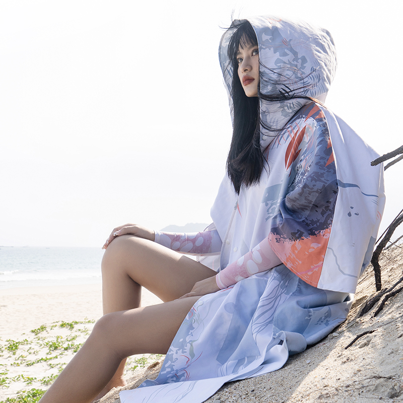 Nu-june-Poncho de microfibra d - Wetsuit Men reseña y precio