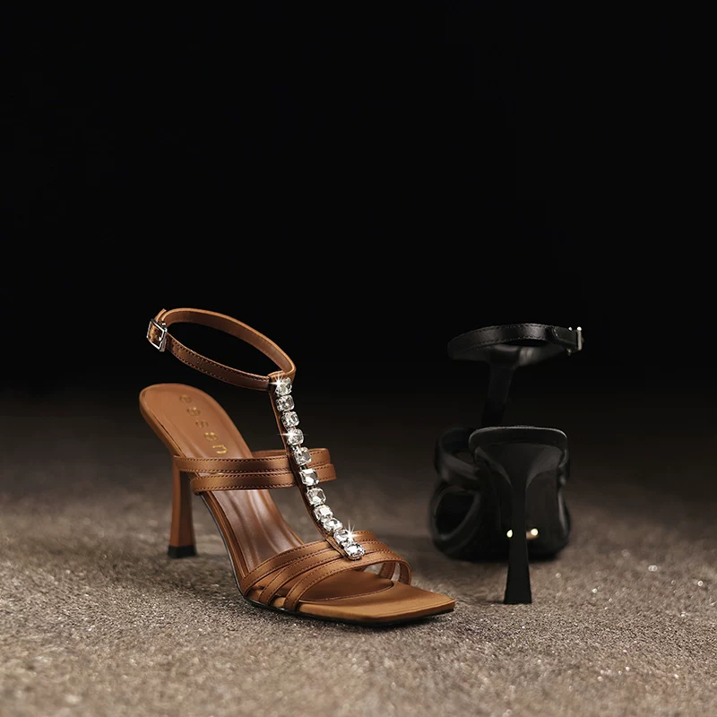 Sandalias de tacón fino con co - Water Shoes reseña y precio